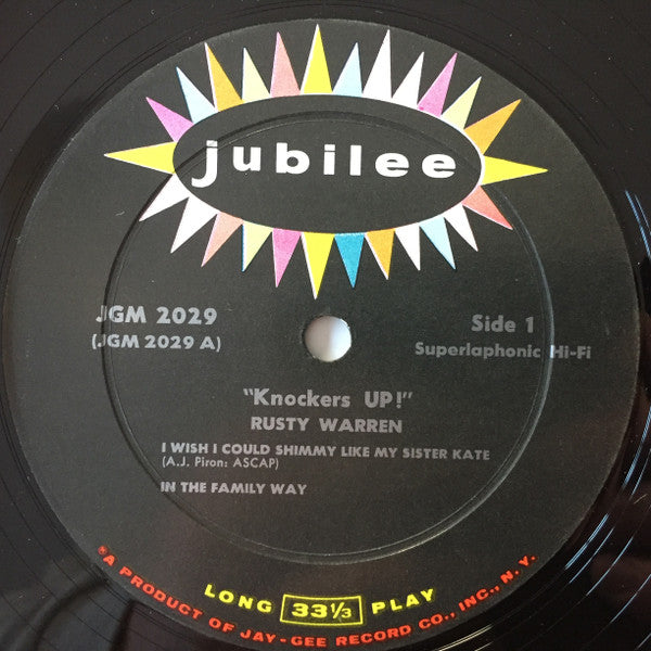 Rusty Warren : Knockers Up! (LP, Mono, RP)