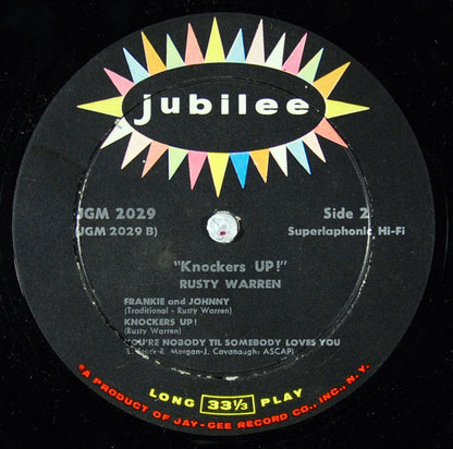 Rusty Warren : Knockers Up! (LP, Mono, RP)