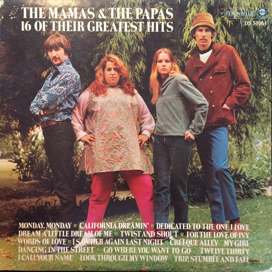 The Mamas & The Papas : 16 Of Their Greatest Hits (LP, Comp, Tru)