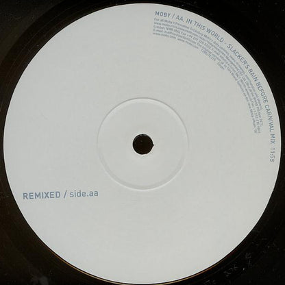 Moby : In This World (12")