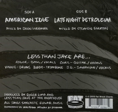 Less Than Jake : American Idle (7", Single)