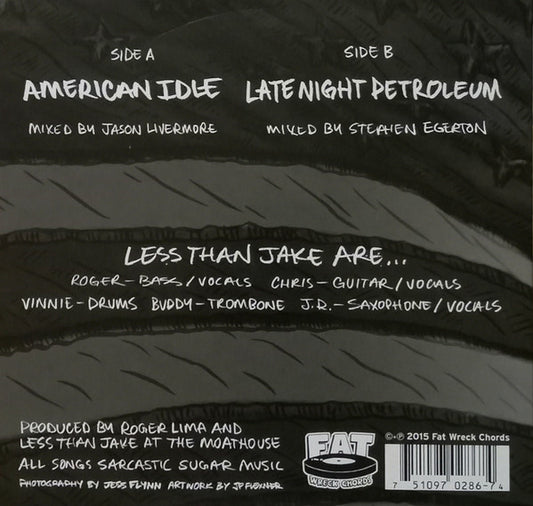 Less Than Jake : American Idle (7", Single)