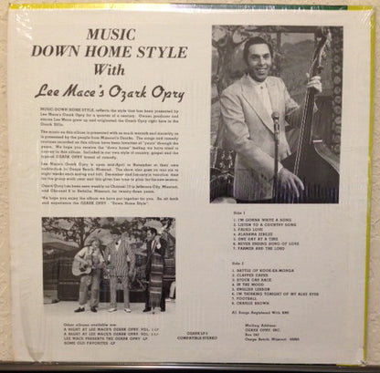 Lee Mace's Ozark Opry : Music Down Home Style (LP, Album)