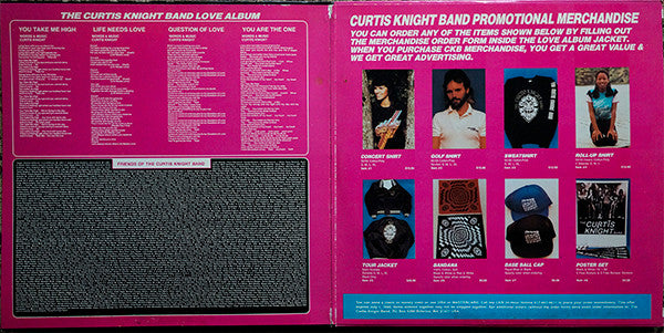 The Curtis Knight Band : Love Album (LP, Album)