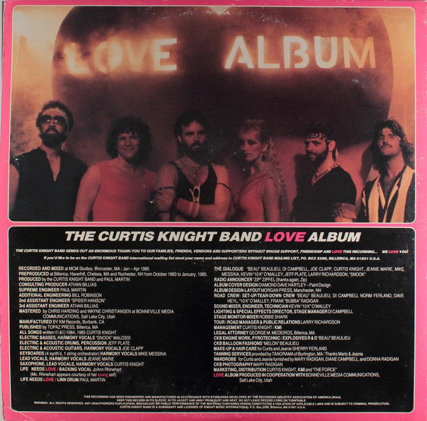 The Curtis Knight Band : Love Album (LP, Album)