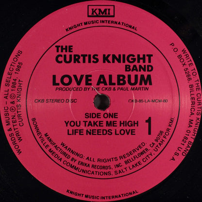 The Curtis Knight Band : Love Album (LP, Album)