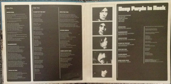 Deep Purple : Deep Purple In Rock (LP, Album, Gat)
