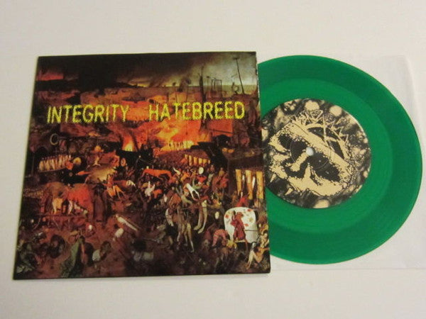 Integrity (2) / Hatebreed : Integrity / Hatebreed (7", Gre)