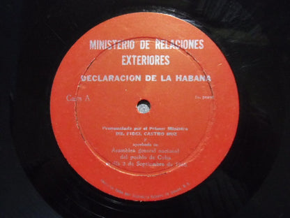 Fidel Castro (2) : Declaracion De La Habana (LP, Album, S/Edition)