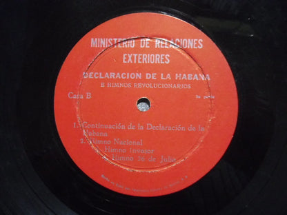Fidel Castro (2) : Declaracion De La Habana (LP, Album, S/Edition)