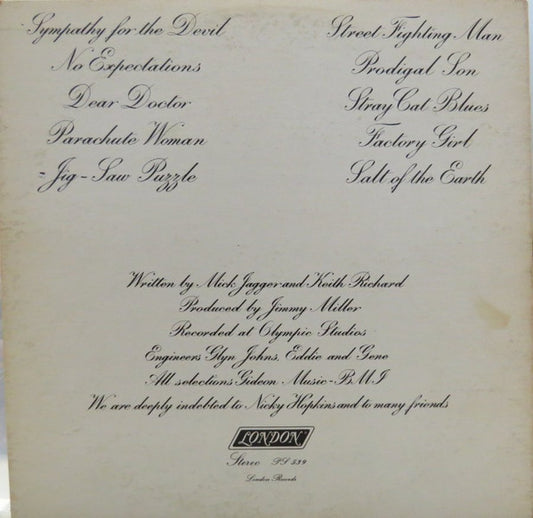 Rolling Stones* : Beggars Banquet (LP, Album, Gat)