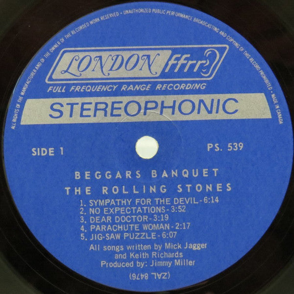 Rolling Stones* : Beggars Banquet (LP, Album, Gat)
