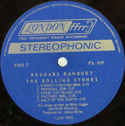 Rolling Stones* : Beggars Banquet (LP, Album, Gat)