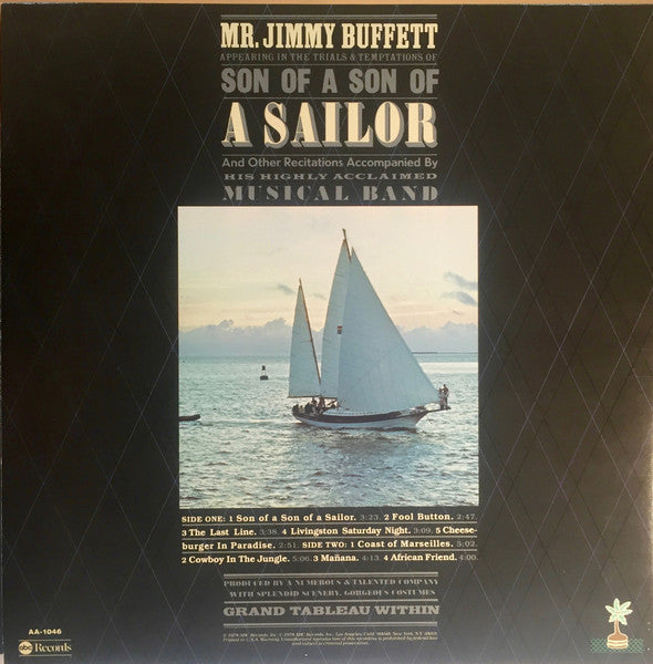 Jimmy Buffett : Son Of A Son Of A Sailor (LP, Album, Yel)