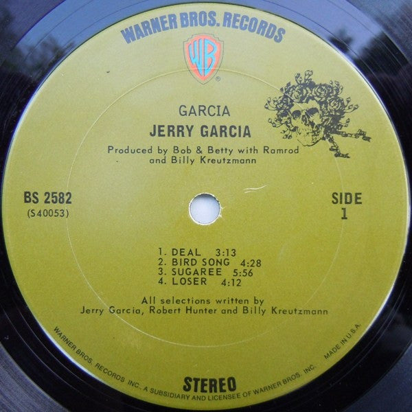 Jerry Garcia : Garcia (LP, Album, Ter)