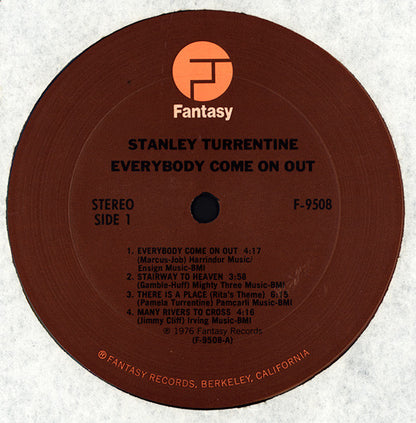Stanley Turrentine : Everybody Come On Out (LP, Album)