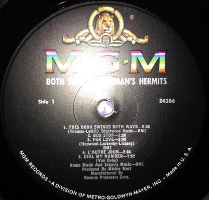 Herman's Hermits : Both Sides Of Herman's Hermits (LP, Album, Mono, MGM)
