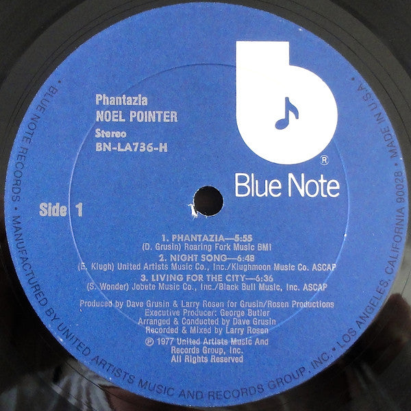 Noel Pointer : Phantazia (LP, Album, All)