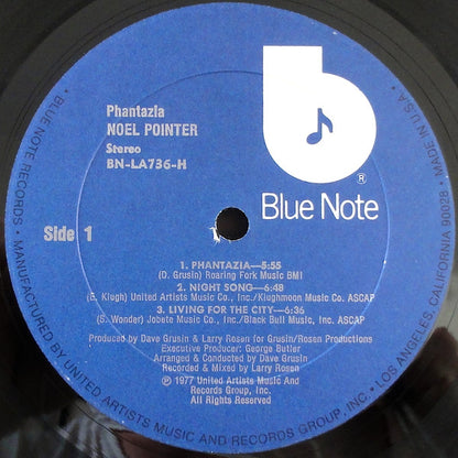 Noel Pointer : Phantazia (LP, Album, All)