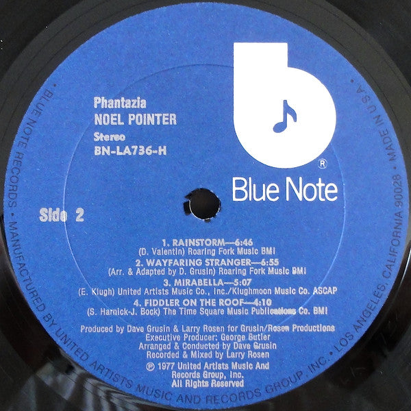 Noel Pointer : Phantazia (LP, Album, All)