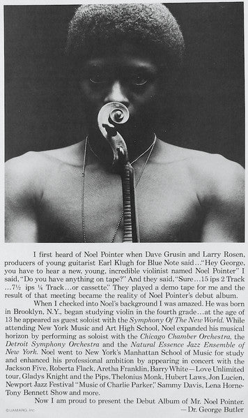 Noel Pointer : Phantazia (LP, Album, All)