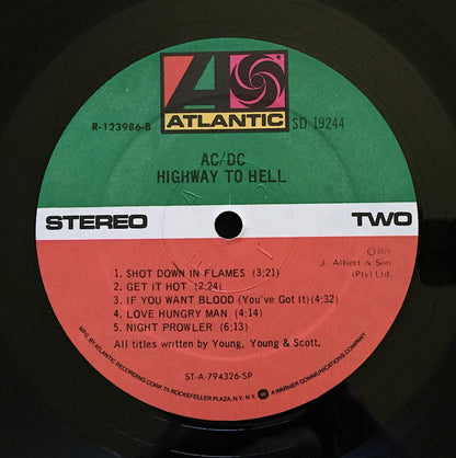 AC/DC : Highway To Hell (LP, Album, Club)