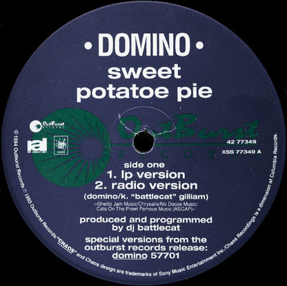 Domino : Sweet Potatoe Pie (12")