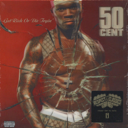 50 Cent : Get Rich Or Die Tryin' (2xLP, Album, RE, Len)