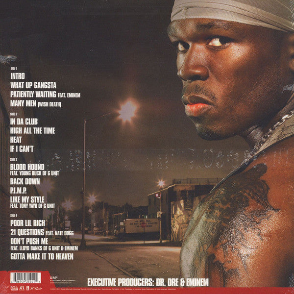 50 Cent : Get Rich Or Die Tryin' (2xLP, Album, RE, Len)