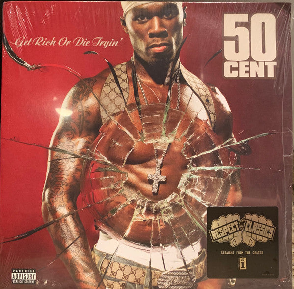 50 Cent : Get Rich Or Die Tryin' (2xLP, Album, RE, Len)
