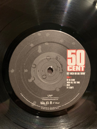 50 Cent : Get Rich Or Die Tryin' (2xLP, Album, RE, Len)