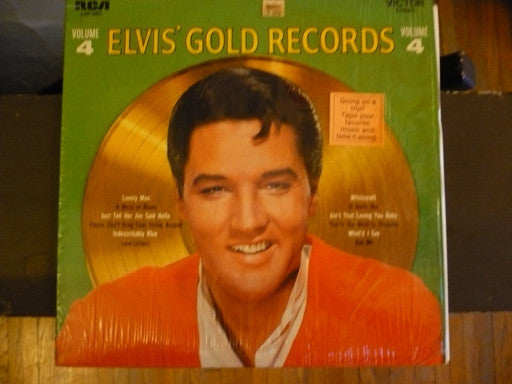 Elvis Presley : Elvis' Gold Records - Volume 4 (LP, Comp, RE, Tan)