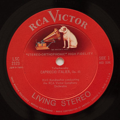 Tchaikovsky* / Rimsky-Korsakoff*, Kiril Kondrashin, RCA Victor Symphony Orchestra : Capriccio Italien / Capriccio Espagnol (LP, Ind)