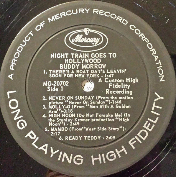 Buddy Morrow : Night Train Goes To Hollywood (LP, Album, Mono)