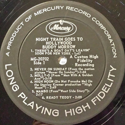 Buddy Morrow : Night Train Goes To Hollywood (LP, Album, Mono)