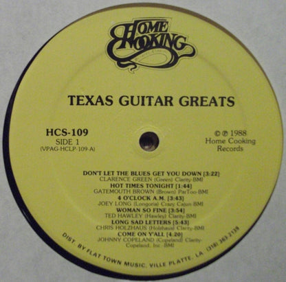 Various : Texas Guitar Greats (LP, Comp)