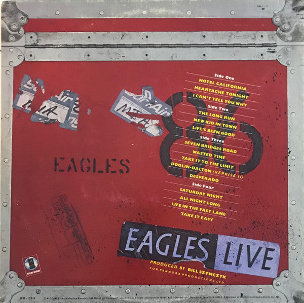 Eagles : Eagles Live (2xLP, Album, All)