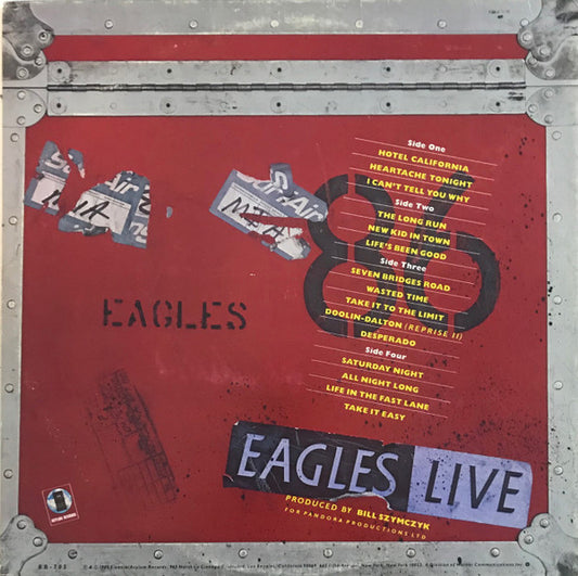 Eagles : Eagles Live (2xLP, Album, All)