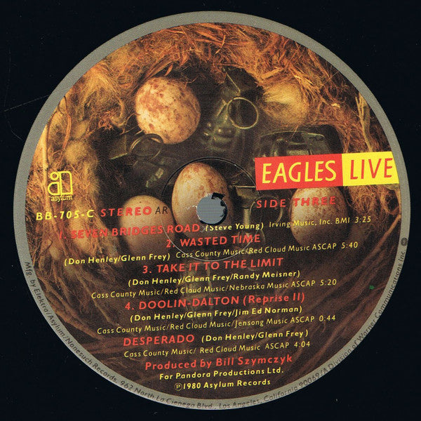 Eagles : Eagles Live (2xLP, Album, All)
