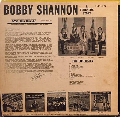 Bobby Shannon (3) : A Trucker's Story (LP, Album)
