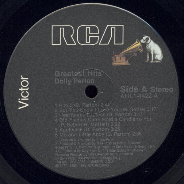 Dolly Parton : Greatest Hits (LP, Comp, RP, Ind)