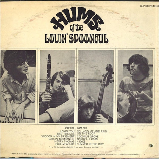 The Lovin' Spoonful : Hums Of The Lovin' Spoonful (LP, Album, MGM)