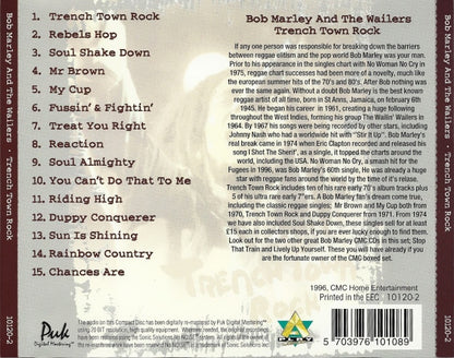 Bob Marley : Trench Town Rock (CD, Comp, RM)