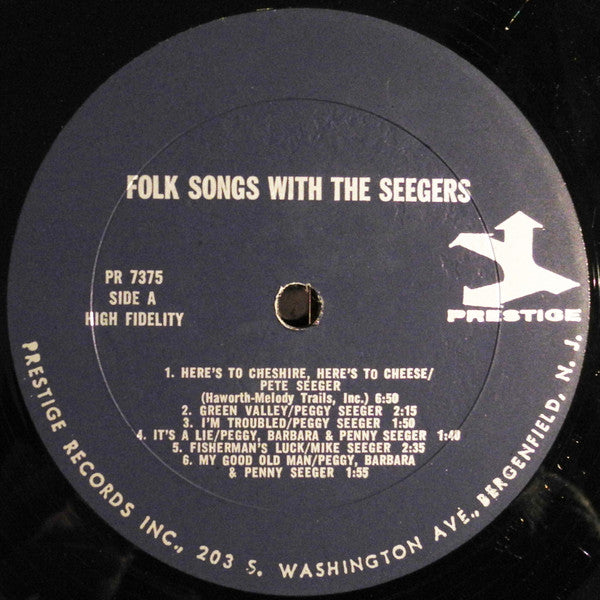 Pete Seeger / Peggy Seeger / Mike Seeger : Folk Songs With The Seegers (2xLP, Album, Comp)