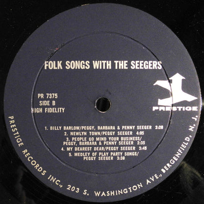 Pete Seeger / Peggy Seeger / Mike Seeger : Folk Songs With The Seegers (2xLP, Album, Comp)