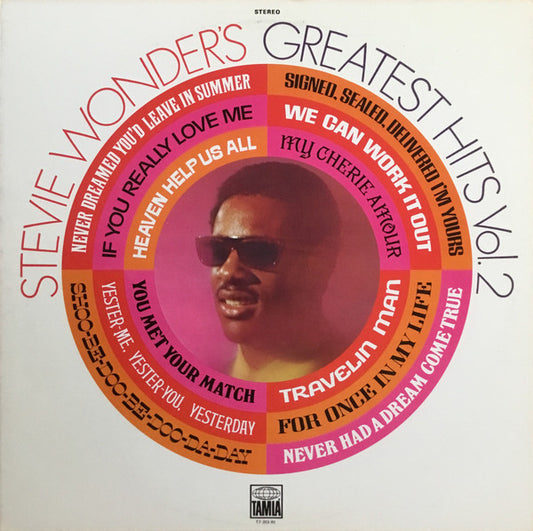 Stevie Wonder : Stevie Wonder's Greatest Hits Vol. 2 (LP, Comp, Club, RE)