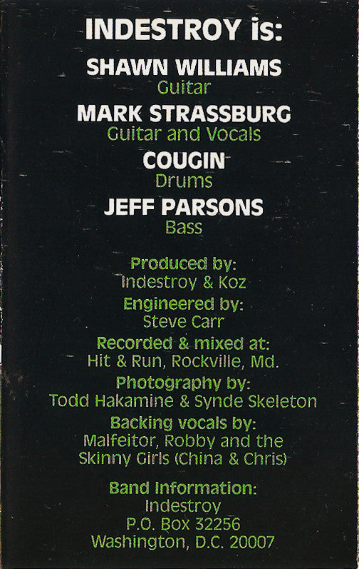 Indestroy : Senseless Theories (Cass, EP)