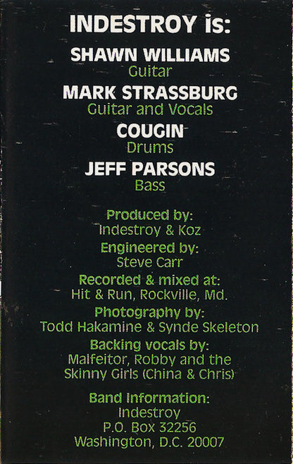 Indestroy : Senseless Theories (Cass, EP)