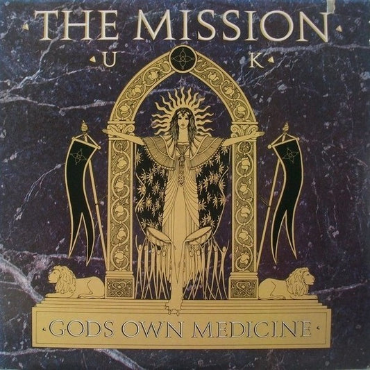 The Mission UK* : God's Own Medicine (LP, Album, Hau)