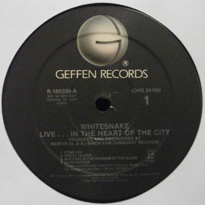 Whitesnake : Live... In The Heart Of The City (LP, Album, Club, RE, Hau)
